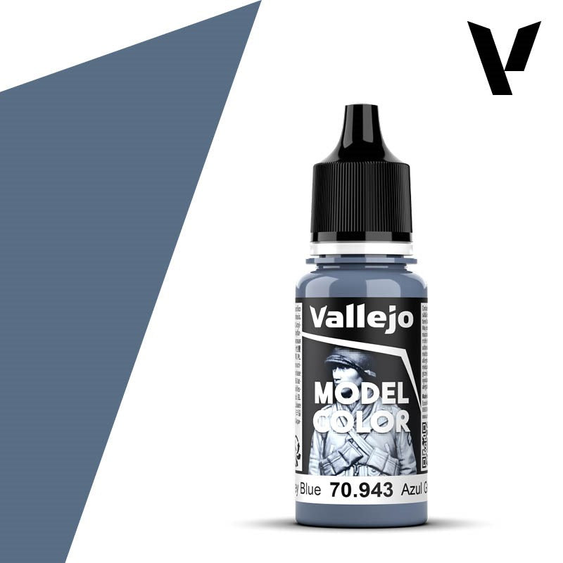 Vallejo AV70943 Model Colour Grey Blue 18ml