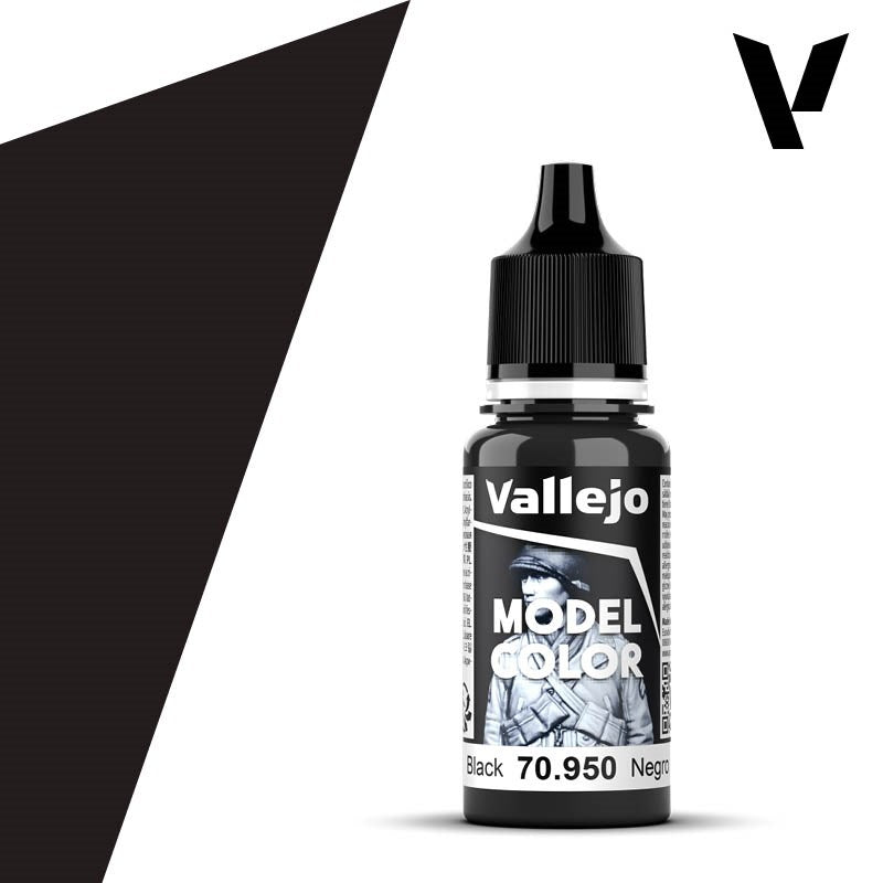 Vallejo AV70950 Model Colour Black 18ml (8938299818221)