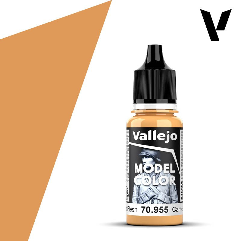 Vallejo AV70955 Model Colour Flat Flesh 18ml