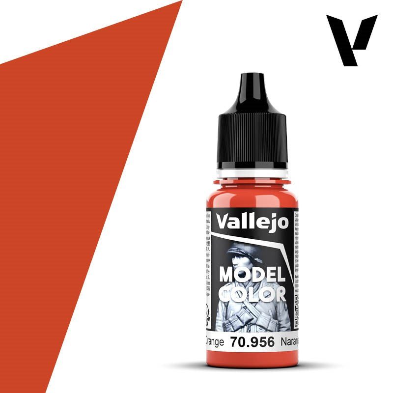 Vallejo AV70956 Model Colour Clear Orange 18ml (8938300276973)
