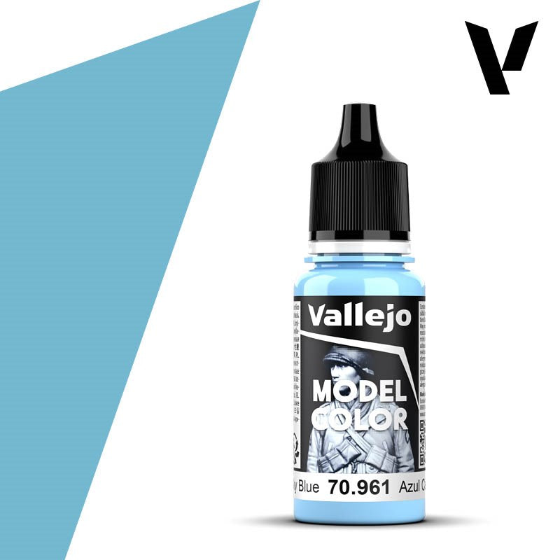 Vallejo AV70961 Model Colour Sky Blue 18ml (8938300768493)