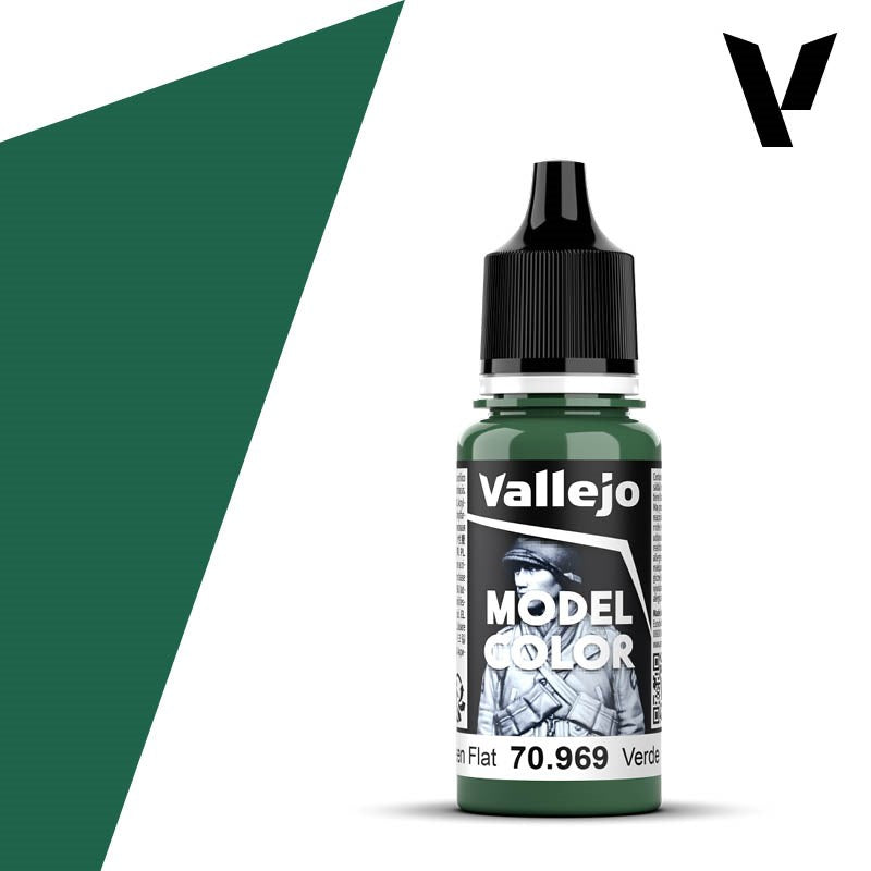 Vallejo AV70969 Model Colour Park Green Flat 18ml