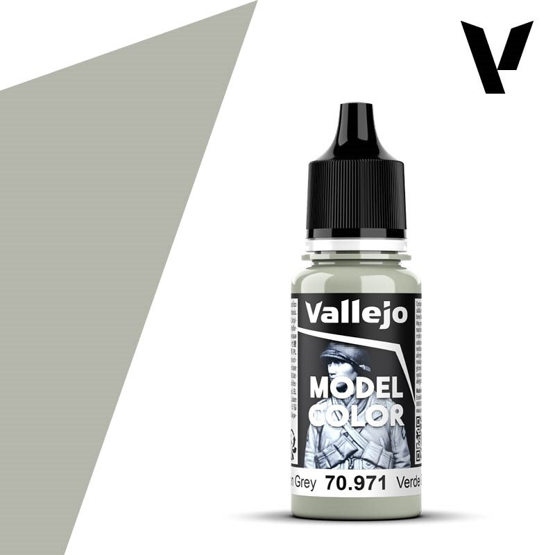 Vallejo AV70971 Model Colour Light Green Grey 18ml (8938301587693)
