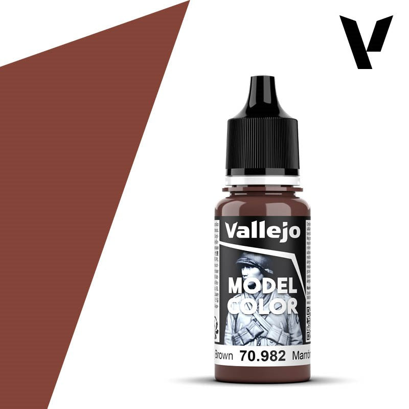 Vallejo AV70982 Model Colour Cavalry Brown 18ml (8938302472429)