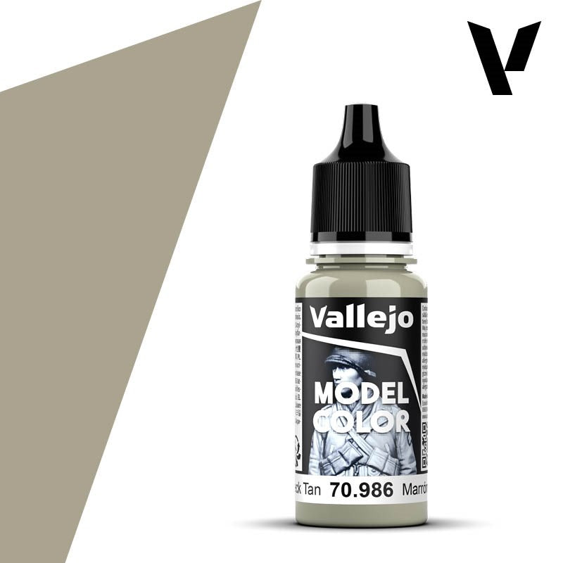 Vallejo AV70986 Model Colour Deck Tan 18ml (8938302963949)