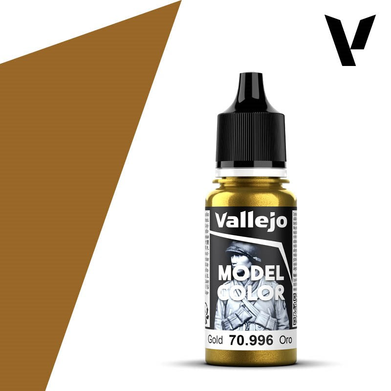 Vallejo AV70996 Model Colour Gold 18ml (8938303848685)