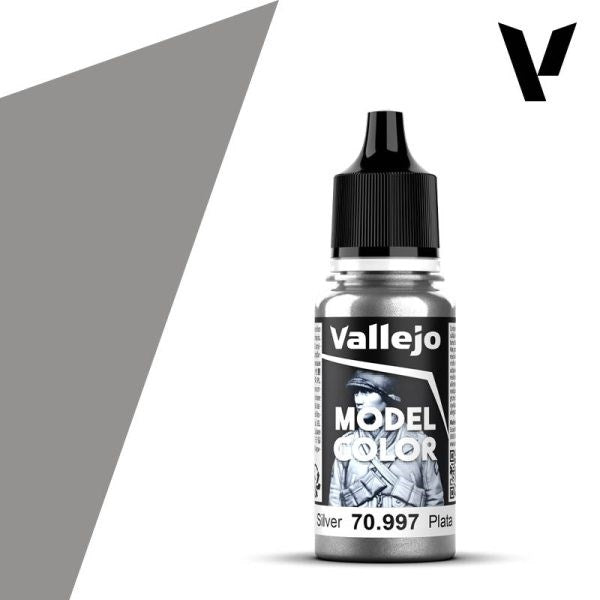 Vallejo AV70997 Model Colour Silver 18ml