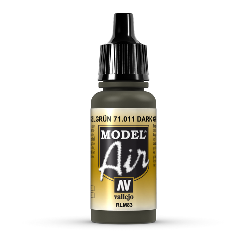 Vallejo AV71011 Model Air Dark Green RLM83 17 ml