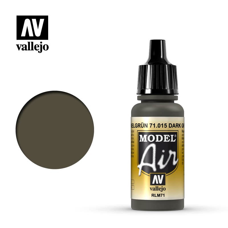 Vallejo AV71015 Model Air Dark Green RLM71 17 ml