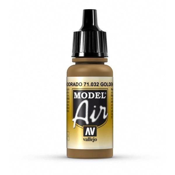 Vallejo AV71032 Model Air Golden Brown 17 ml (8938306535661)