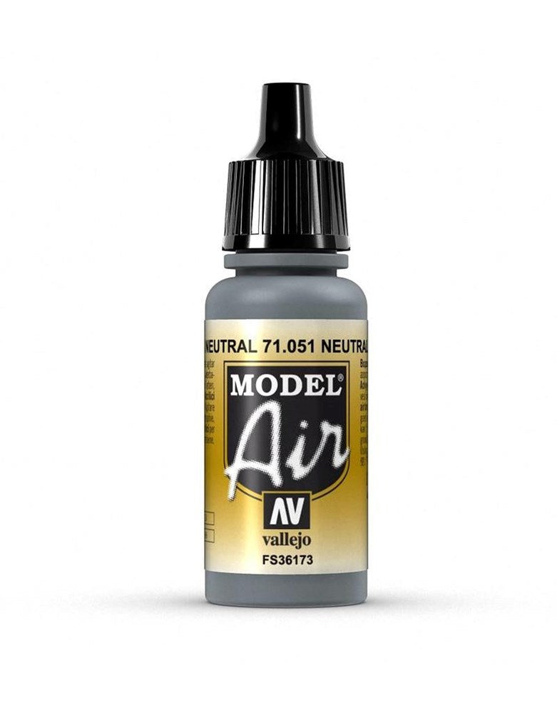 Vallejo AV71051 Model Air Neutral Gray 17 ml
