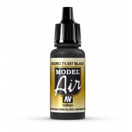 Vallejo AV71057 Model Air Black 17 ml