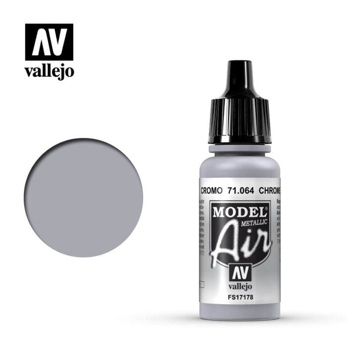 Vallejo AV71064 Model Air Chrome 17 ml (8938309026029)
