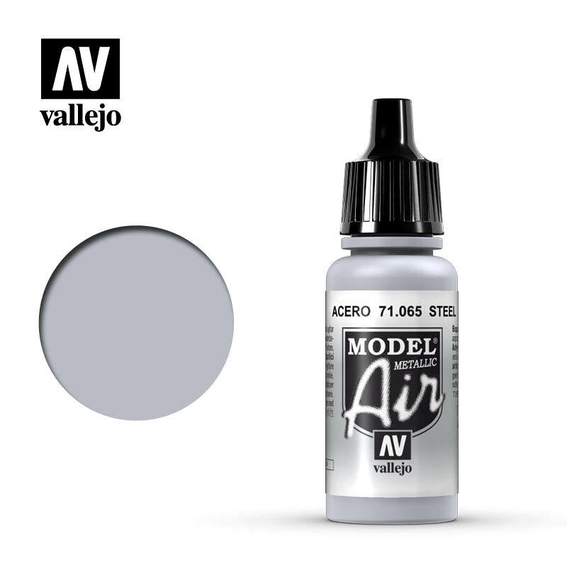 Vallejo AV71065 Model Air Steel 17 ml (8938309091565)