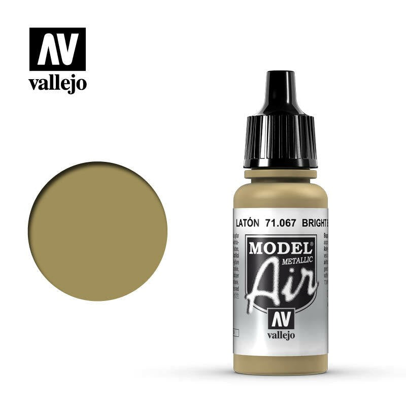 Vallejo AV71067 Model Air Bright Brass 17 ml