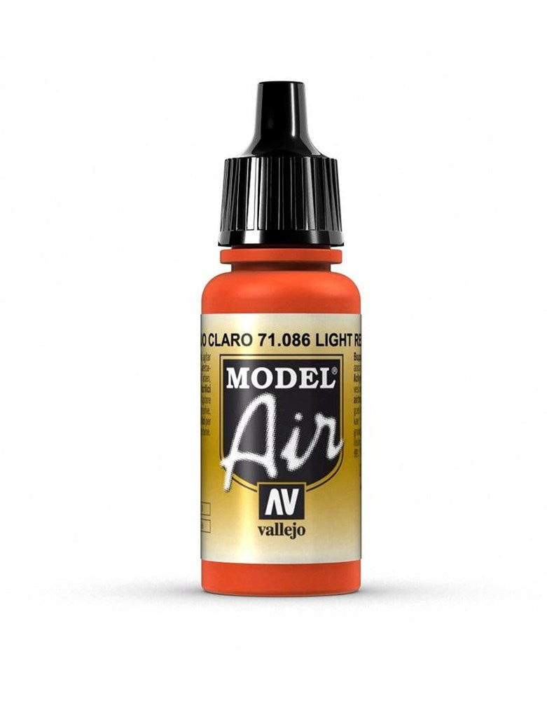 Vallejo AV71086 Model Air Light Red 17 ml (8938311254253)