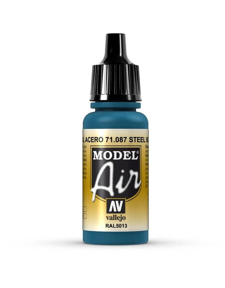 Vallejo AV71087 Model Air Steel Blue 17 ml (8938311418093)