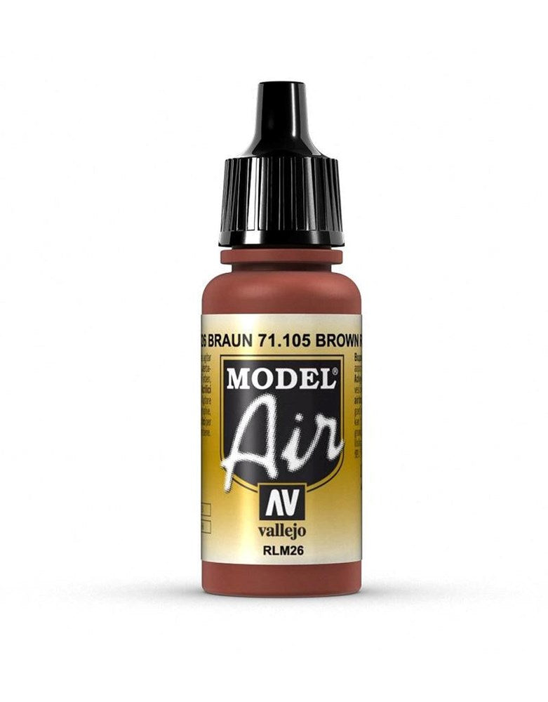 Vallejo AV71105 Model Air Brown RLM26 17 ml