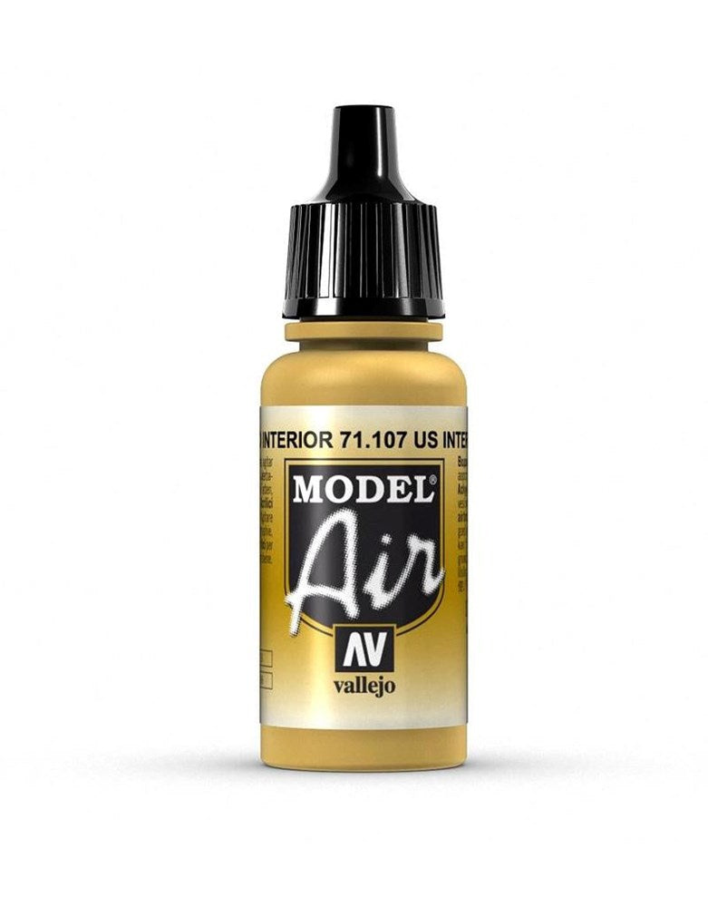 Vallejo AV71107 Model Air US Interior Yellow 17 ml