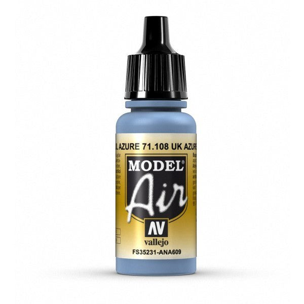 Vallejo AV71108 Model Air UK Azure Blue 17 ml (8938312794349)