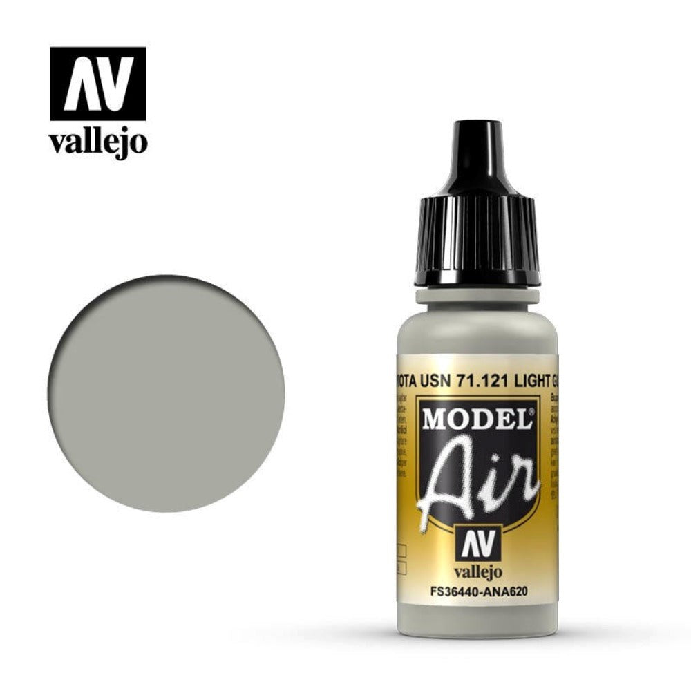 Vallejo AV71121 Model Air Light Gull Gray 17 ml (8938313744621)