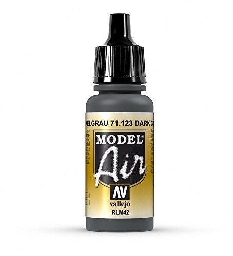Vallejo AV71123 Model Air Dark Gray RLM42 17 ml