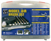 Vallejo 71172 Model Air - 29 Basic Colors set +Airbrush Plastic Case (8938317283565)
