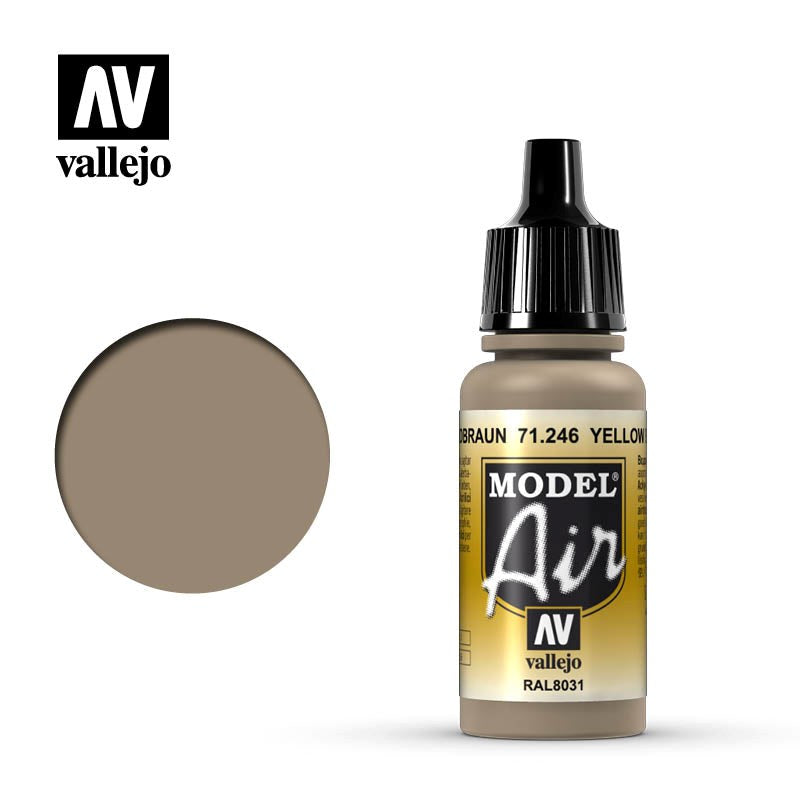 Vallejo AV71246 Model Air Yellow Brown 17 ml