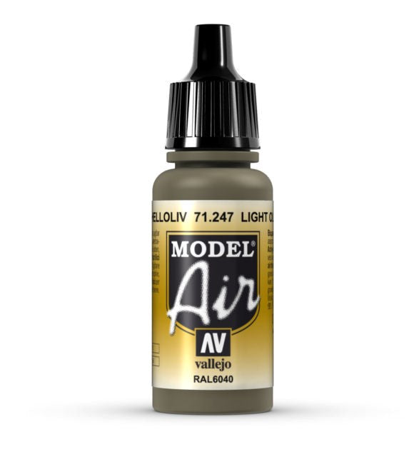 Vallejo AV71247 Model Air Light Olive 17 ml (8938320199917)