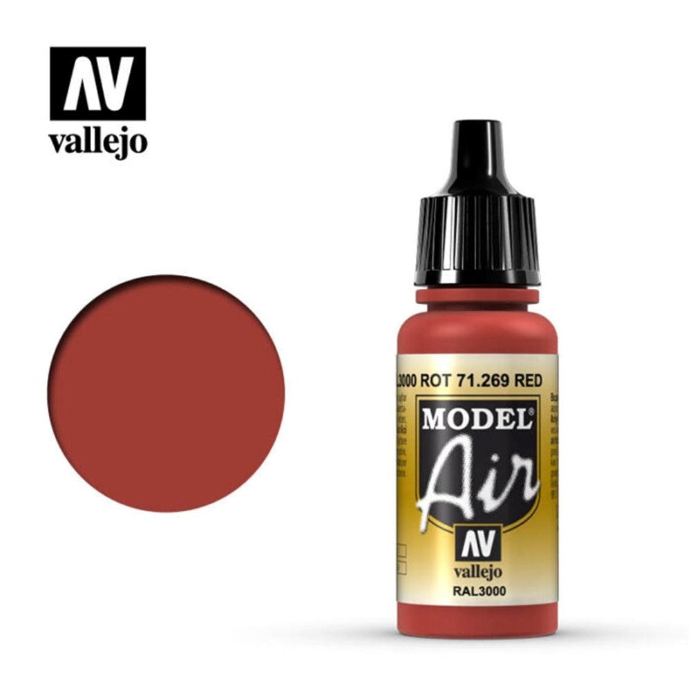 Vallejo AV71269 Model Air Red RAL3000 17 ml (8938321543405)