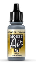 Vallejo AV71273 Model Air Ocean Gray 17 ml (8938321838317)