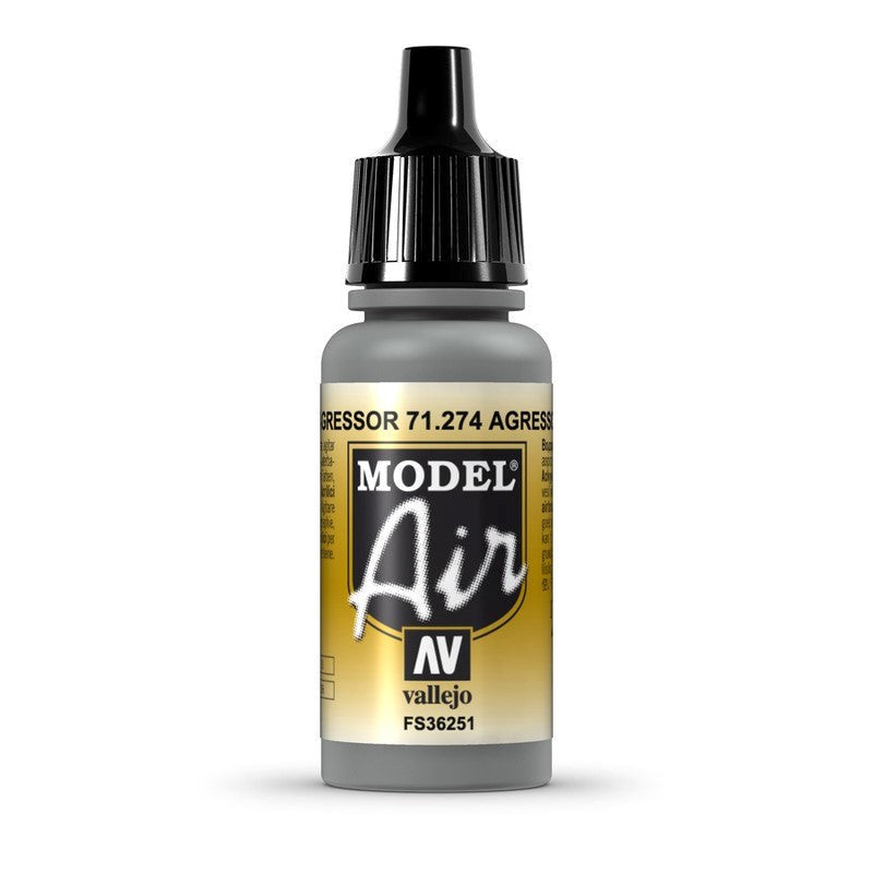 Vallejo AV71274 Model Air Agressor Gray 17 ml (8938321903853)