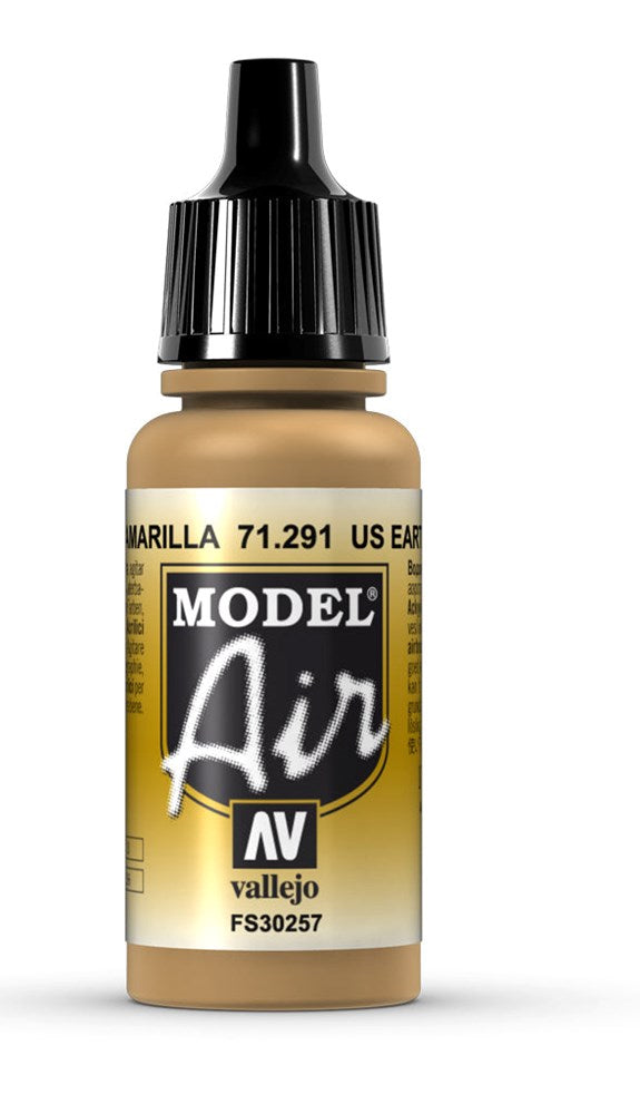 Vallejo AV71291 Model Air US Earth Yellow 17 ml (8938323149037)