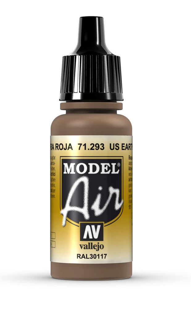 Vallejo AV71293 Model Air US Earth Red 17 ml