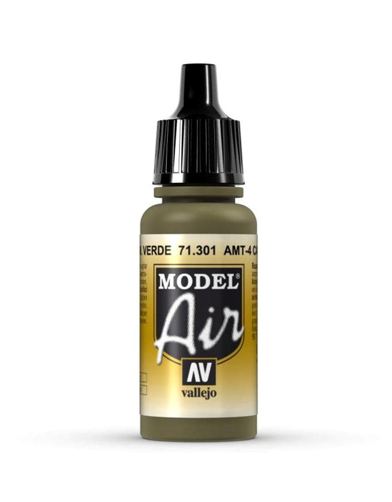 Vallejo AV71301 Model Air AMT-4 Camouflage Green 17 ml (8938323837165)