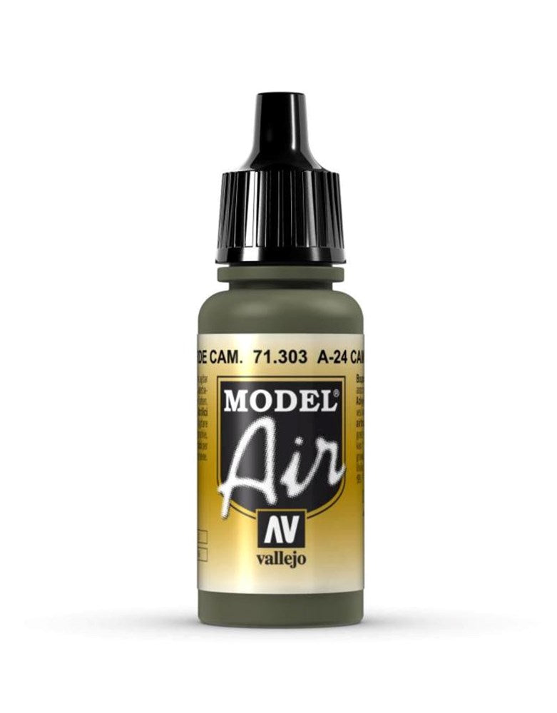 Vallejo AV71303 Model Air A-24M Camouflage Green 17 ml (8938324066541)