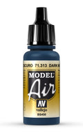 Vallejo AV71313 Model Air Dark Mediterranean Blue 17 ml (8938324689133)