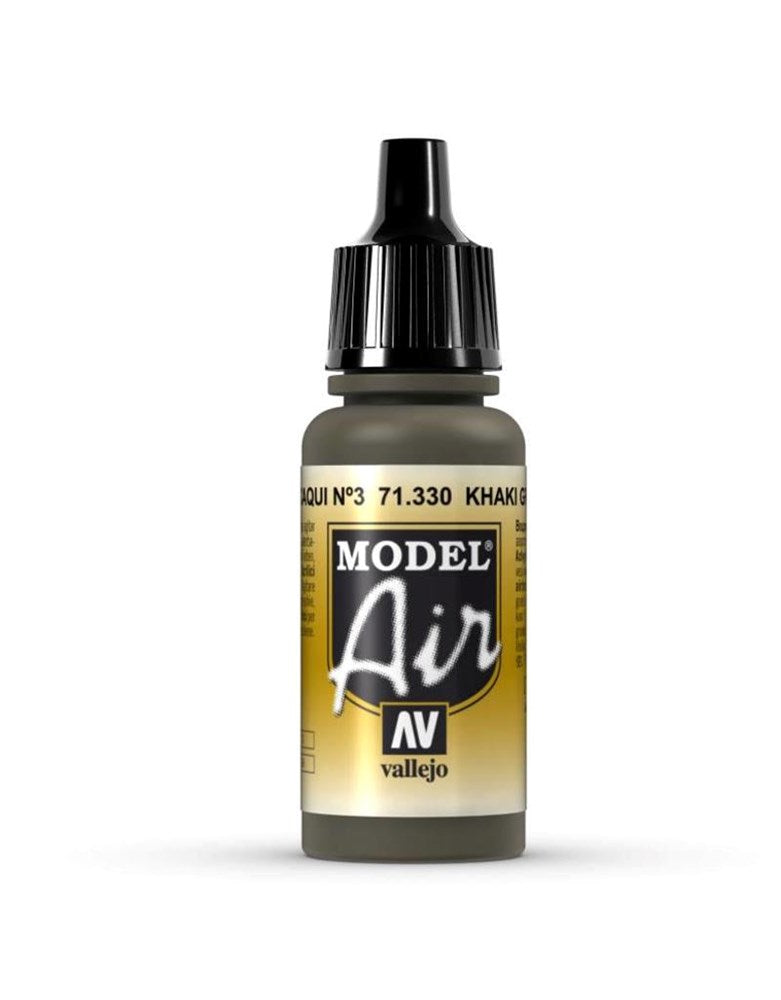 Vallejo AV71330 Model Air Khaki Green No. 3 17 ml (8938325770477)