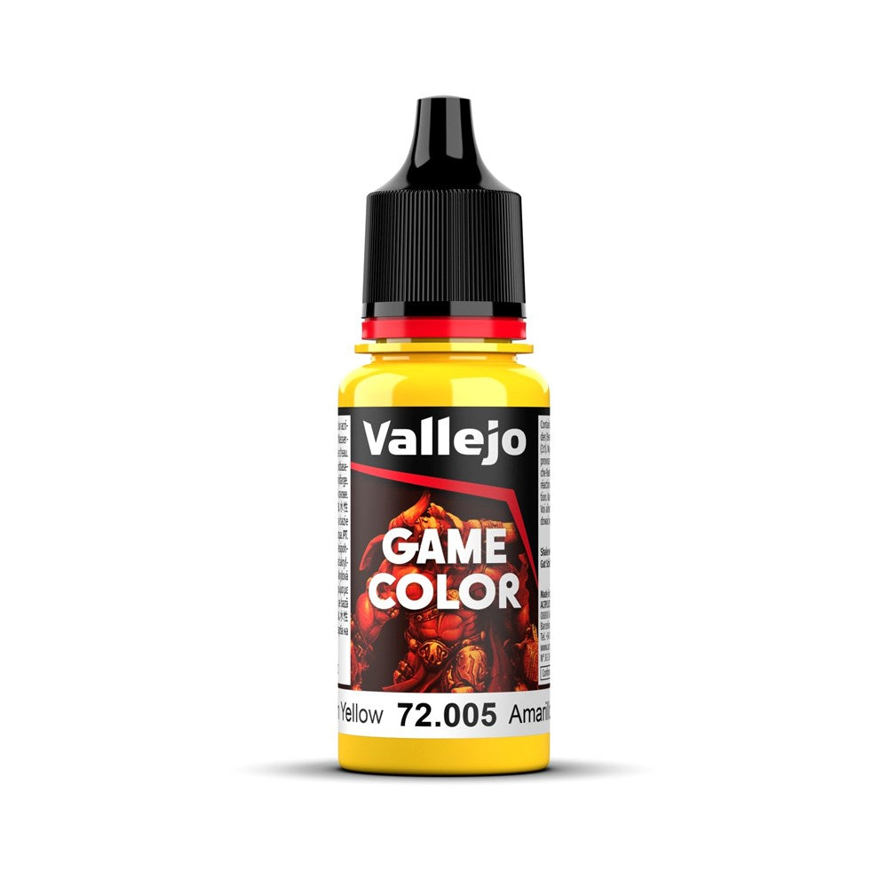 Vallejo AV72005 Game Colour Moon Yellow 18ml (8938331144429)
