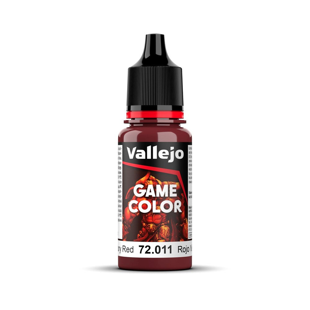 Vallejo AV72011 Game Colour Gory Red 18ml (8938331570413)