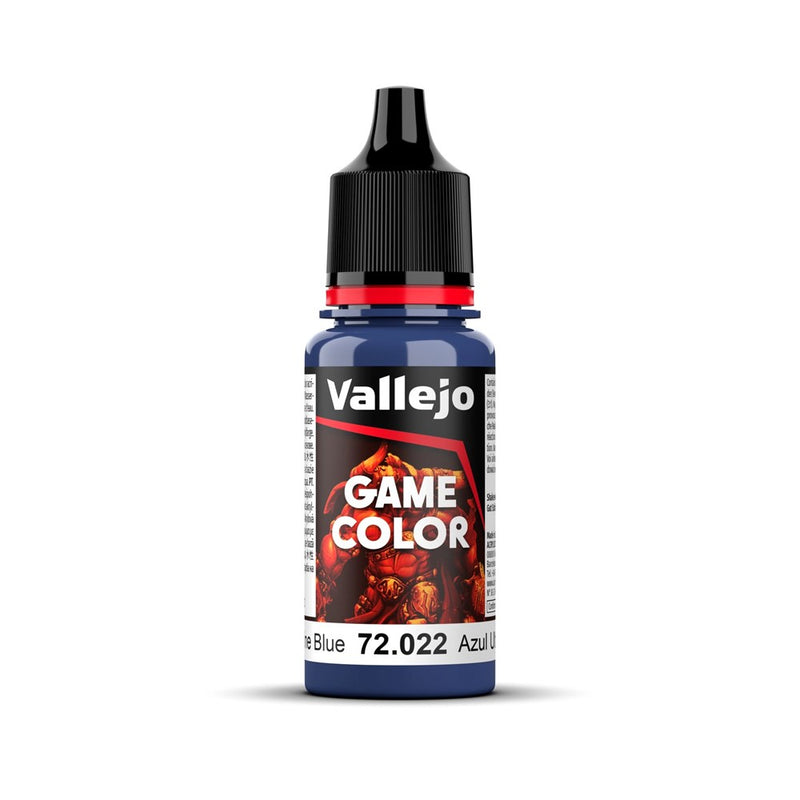 Vallejo AV72022 Game Colour Ultramarine Blue 18ml