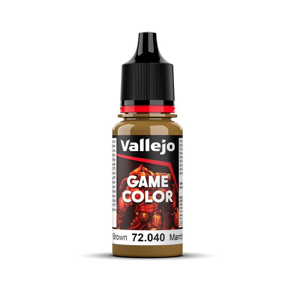 Vallejo AV72040 Game Colour Leather Brown 18ml (8938333470957)