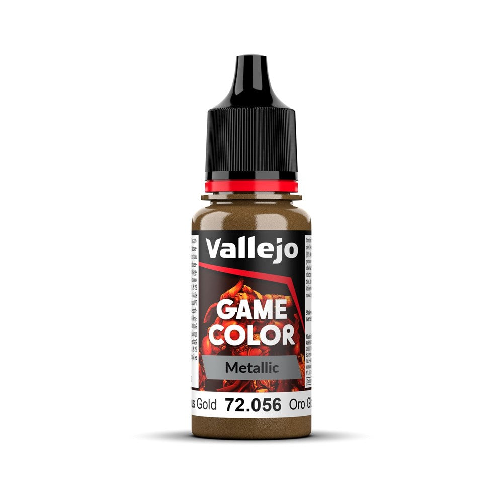 Vallejo AV72056 Game Colour Glorious Gold 18ml (8938334552301)