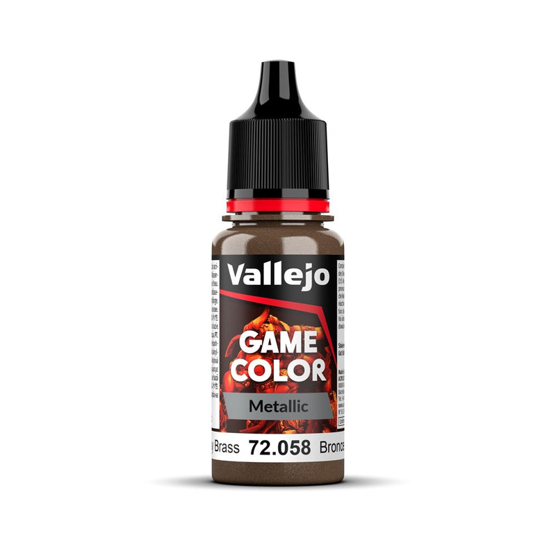 Vallejo AV72058 Game Colour Brassy Brass 18ml