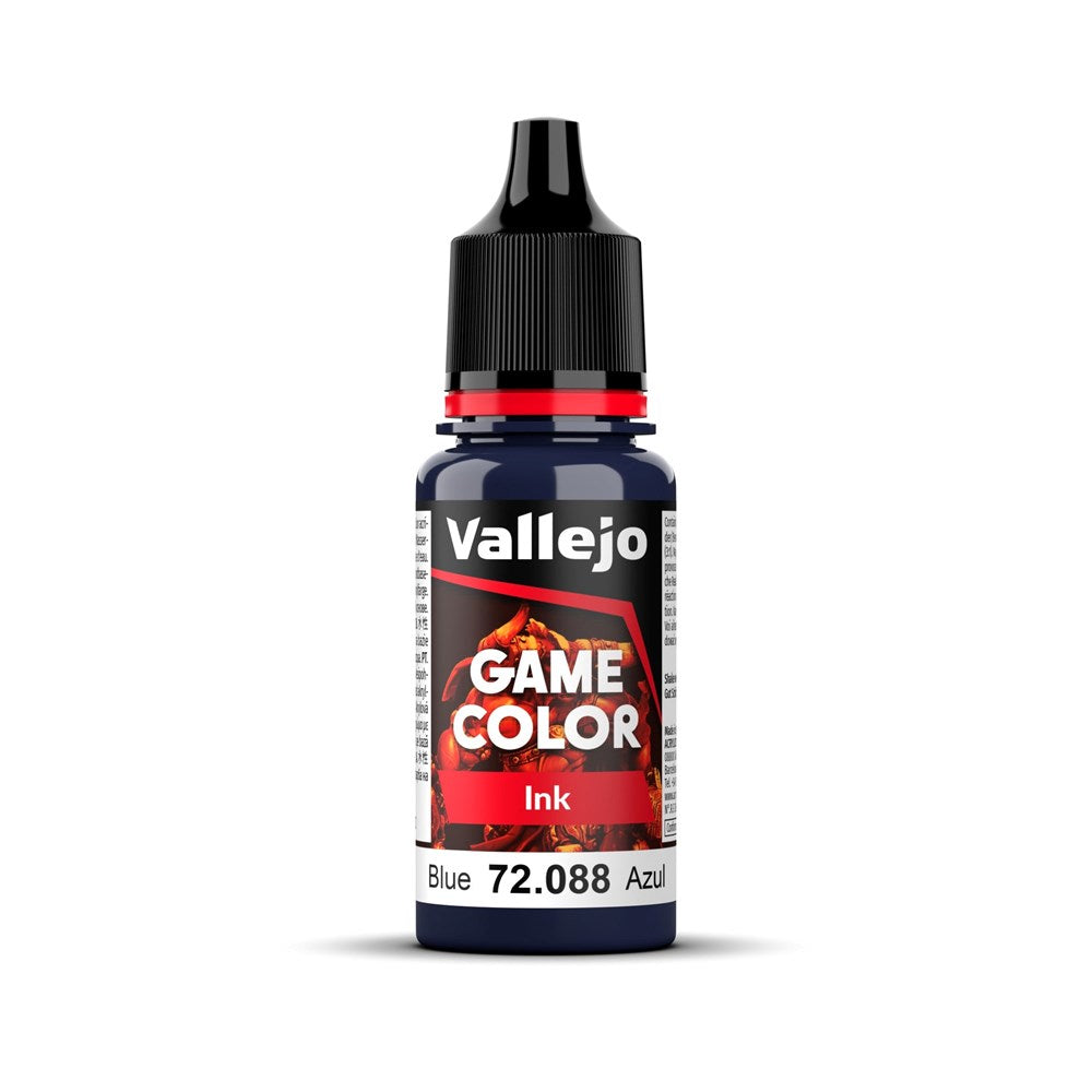 Vallejo AV72088 Game Colour Ink: Blue 18ml (8938336551149)