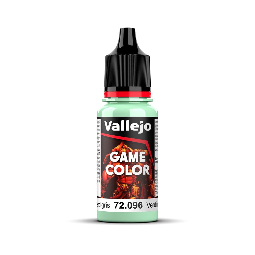 Vallejo AV72096 Game Colour Verdigris 18ml (8938337501421)