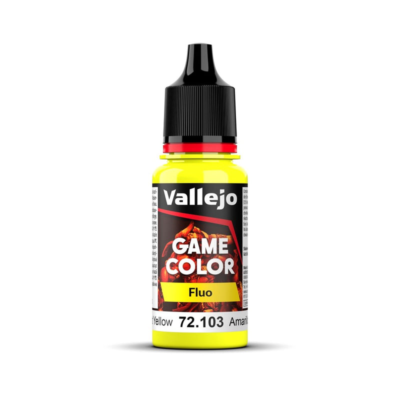 Vallejo AV72103 Game Colour Fluorescent Yellow 18ml