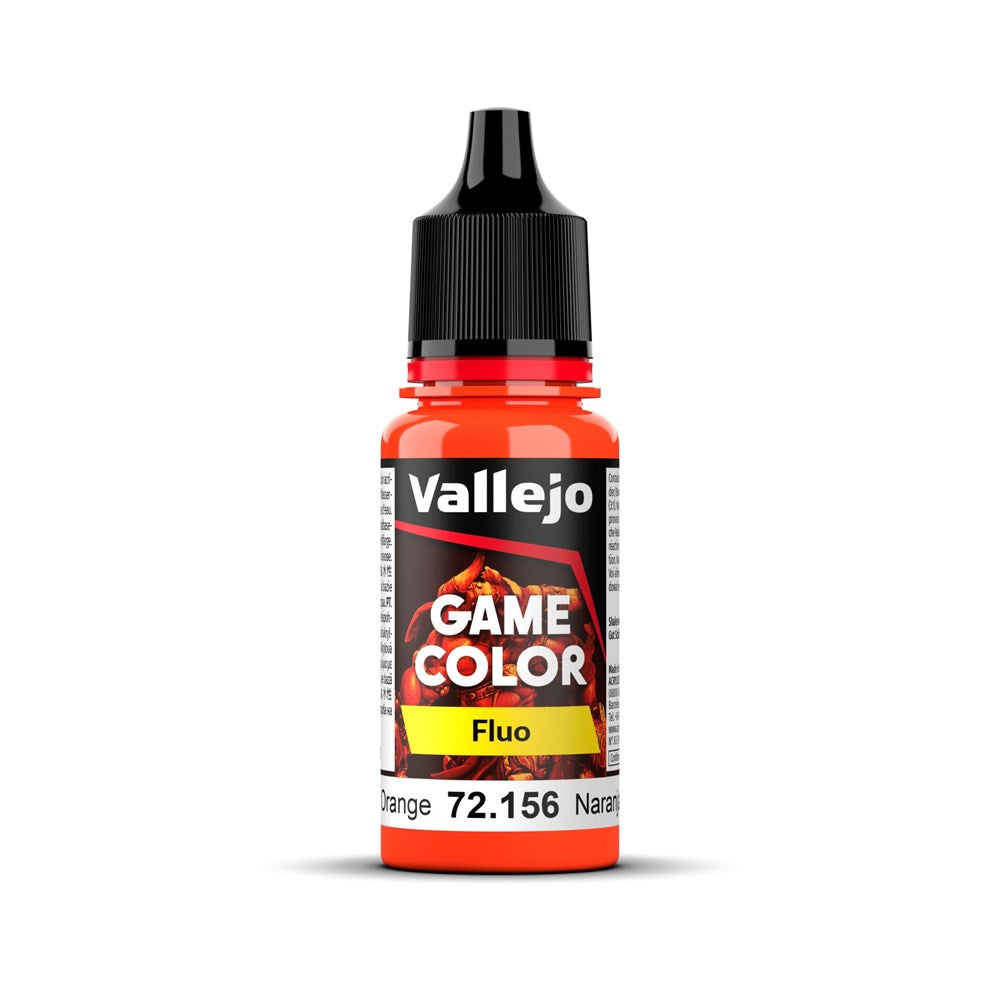 Vallejo AV72156 Game Colour Fluorescent Orange 18ml (8938340778221)