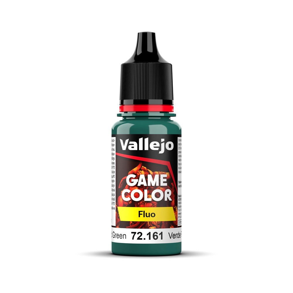 Vallejo AV72161 Game Colour Fluorescent Cold Green 18ml (8938341040365)