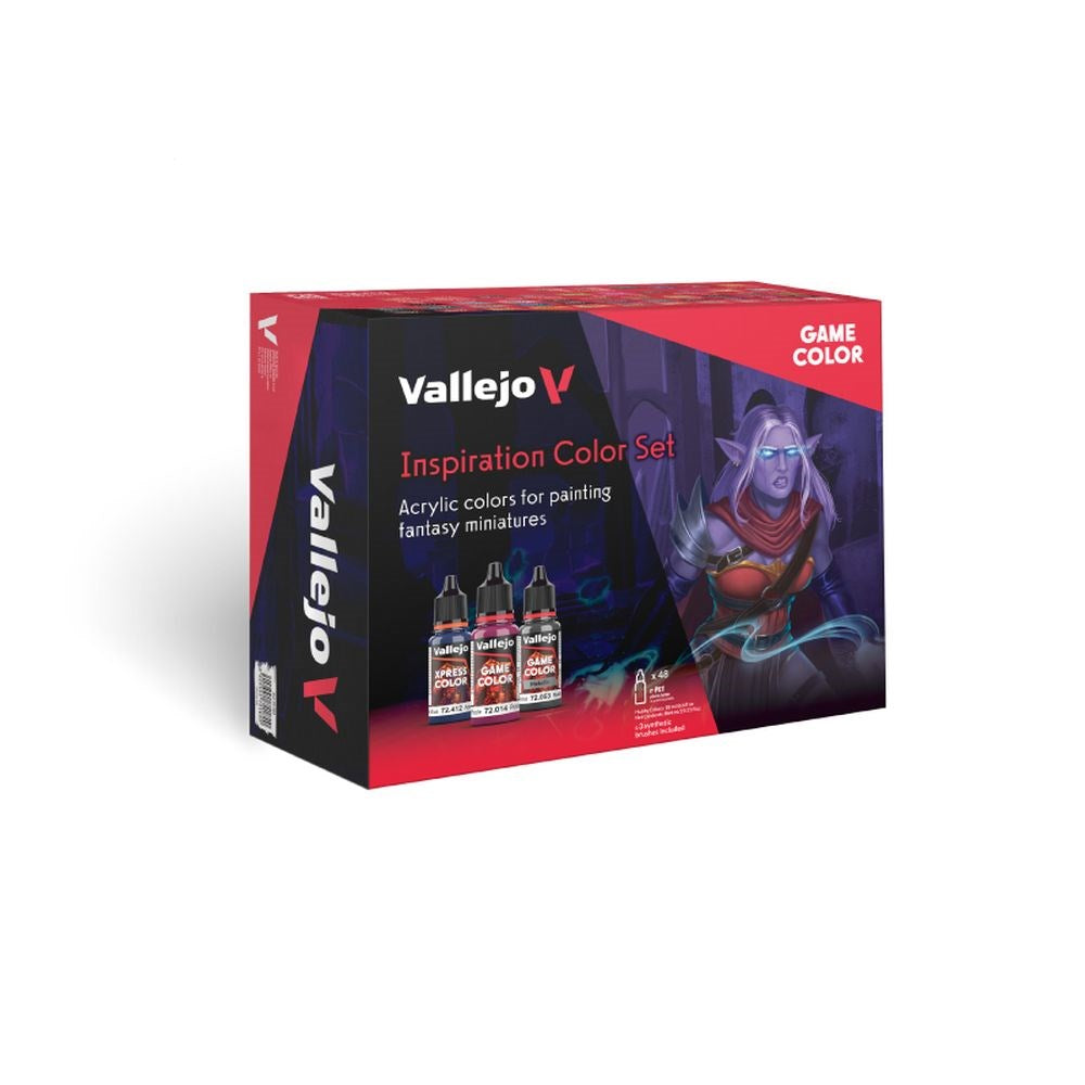 Vallejo AV72182 Game Colour Inspiration 48 Colour Set (8938341171437)
